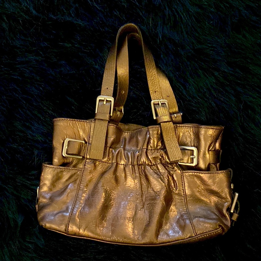 Kenneth Cole bronze handbag purse
